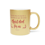 21SGM Silver and Gold Christian Mug