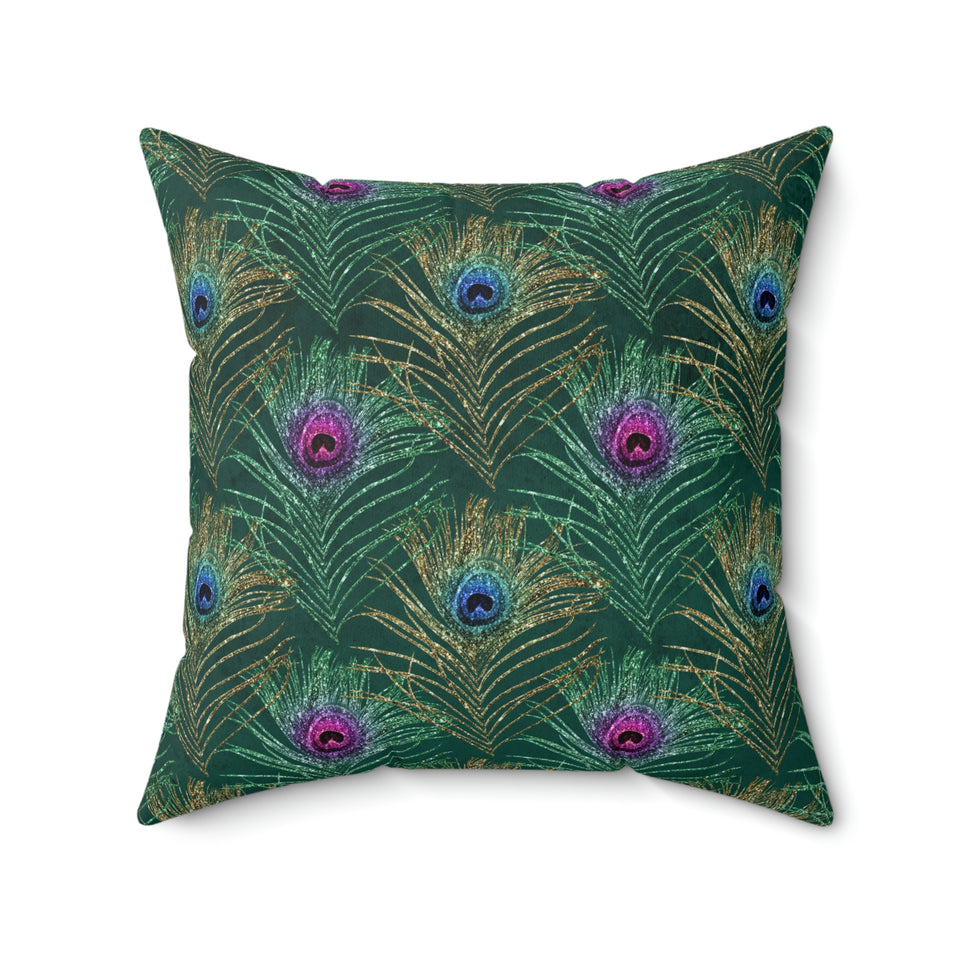 1PCF Peacock Feather Pillow