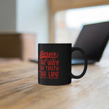 24BM  Black Christian Mug