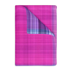 17CB  Colorful Plaid Blanket