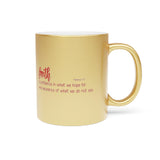 25SGM  Silver and Gold Christian Mug