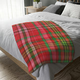62CB  Colorful Plaid Blanket