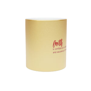 25SGM  Silver and Gold Christian Mug